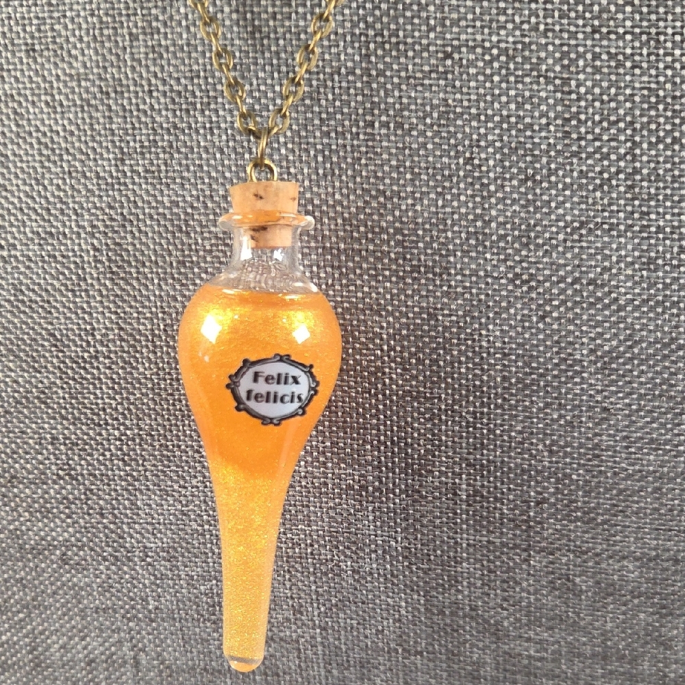 Gold Potion Necklace